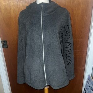 Calvin Klein fleece performance hoodie, grey. Woman’s 3x